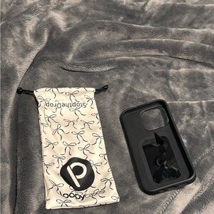 Loopy Case Black Grip Phone Cover